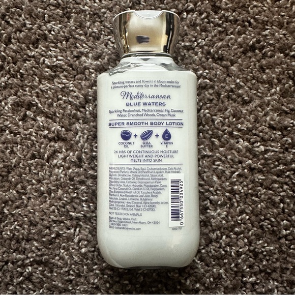 Bath & Body Works Mediterranean Blue Waters Body Lotion 8 fl oz (Retired Scent) - Picture 5 of 5